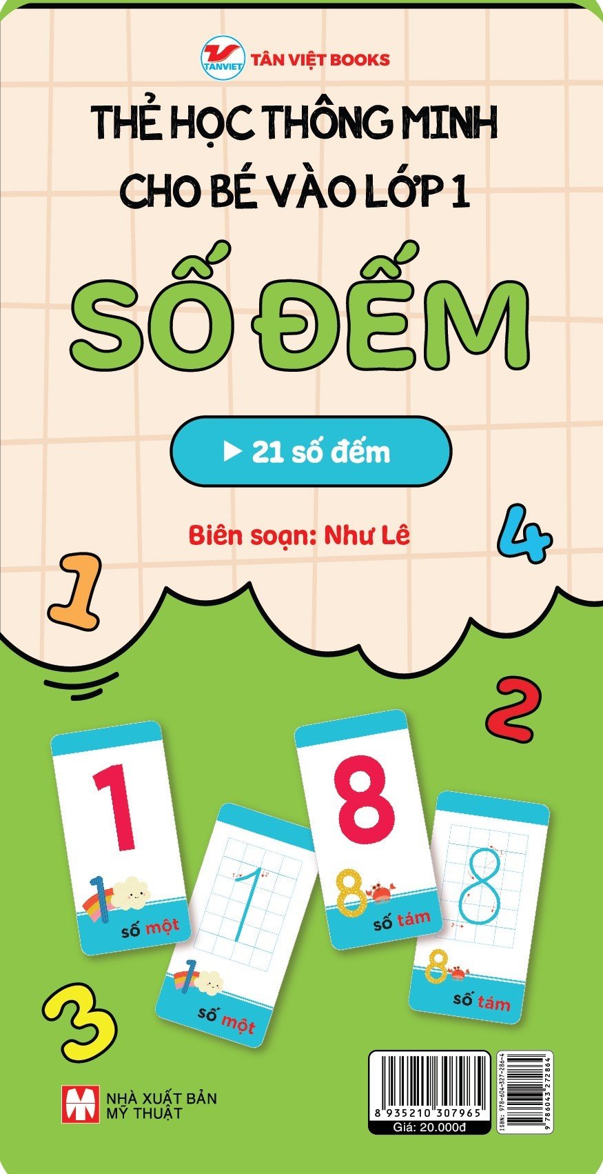thẻ học thông minh cho bé vào lớp 1 - số đếm
