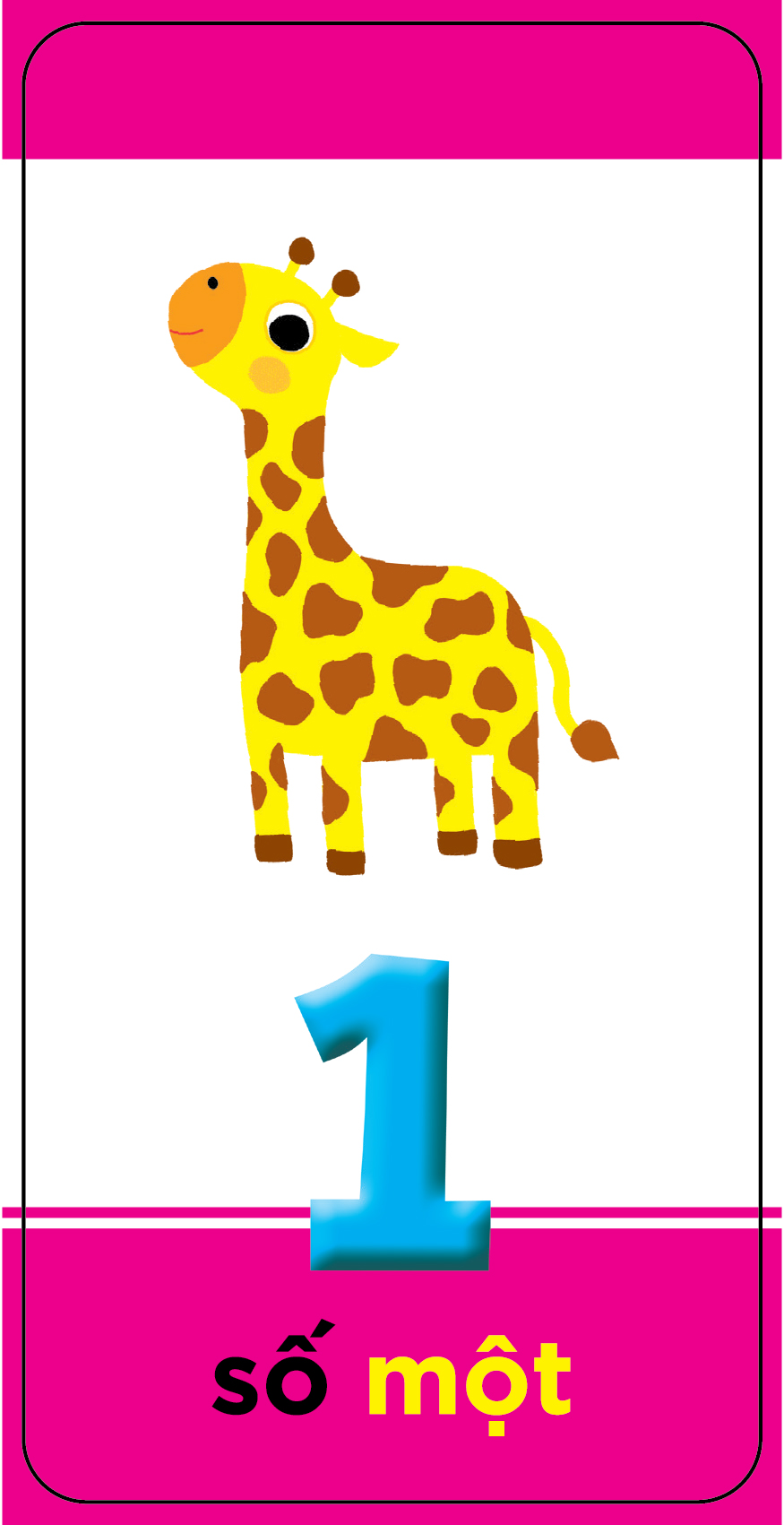 thẻ học thông minh cho bé vào lớp 1 - số đếm