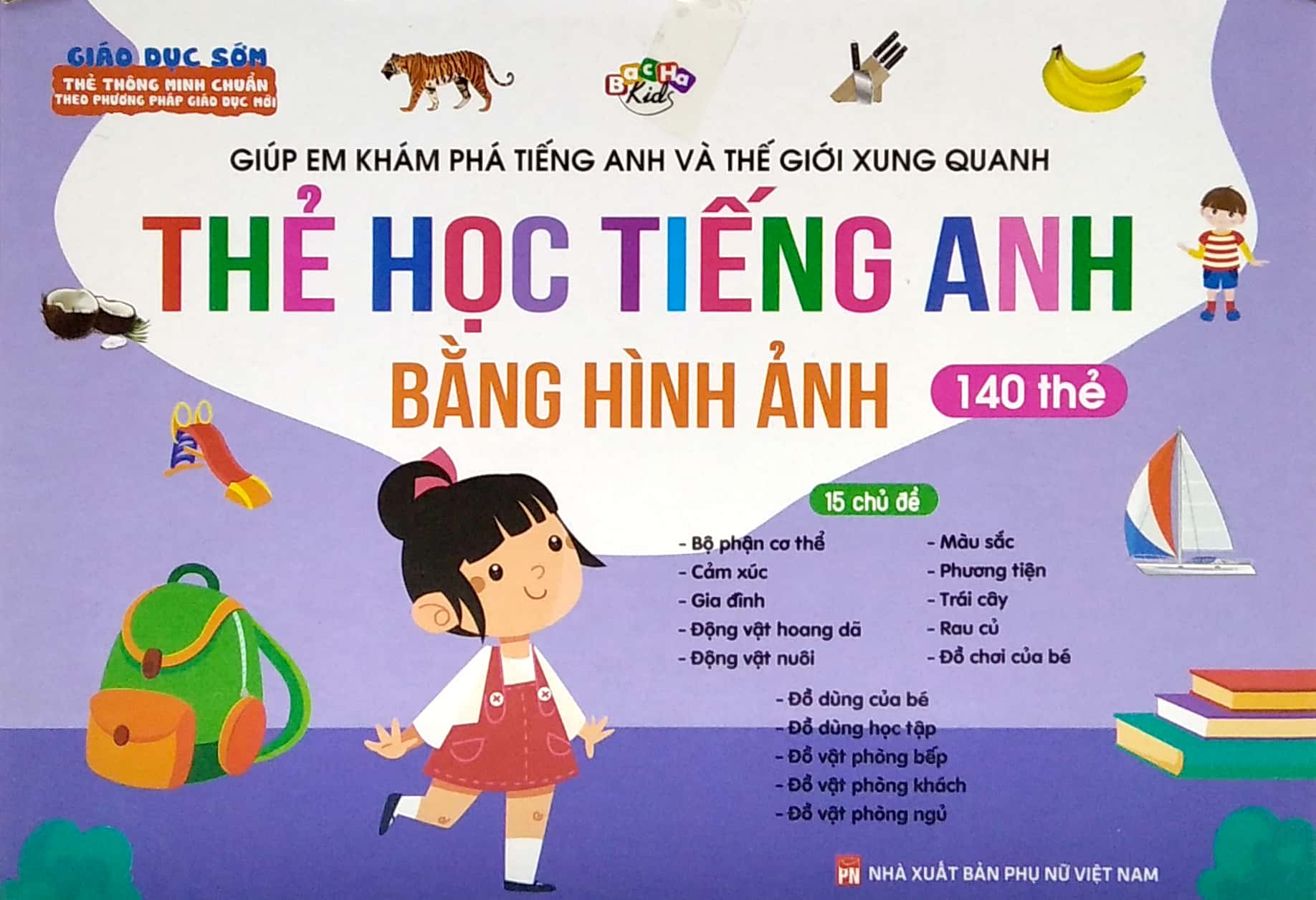 thẻ học tiếng anh bằng hình ảnh (140 thẻ)