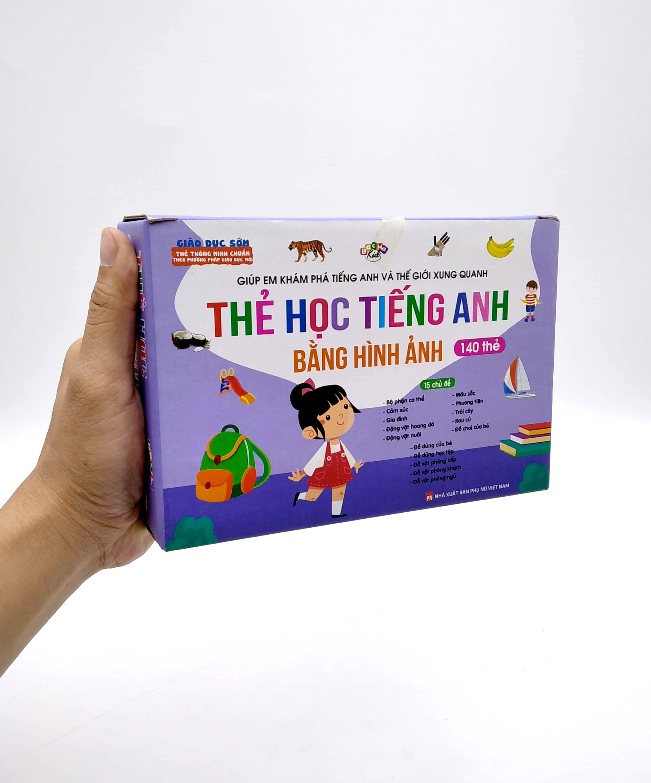 thẻ học tiếng anh bằng hình ảnh (140 thẻ)