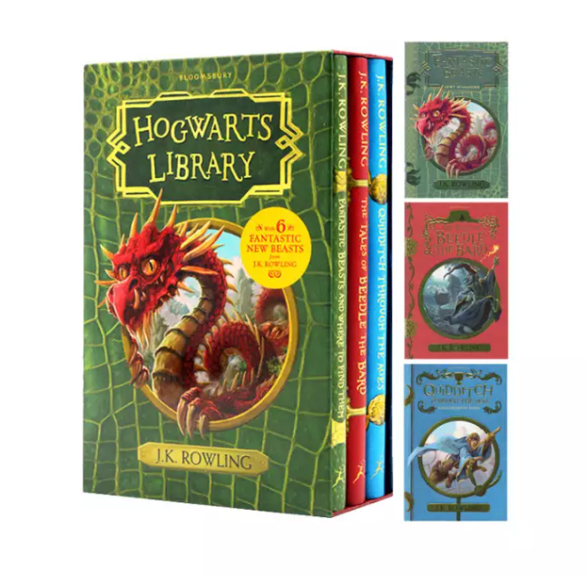 the hogwarts library box set