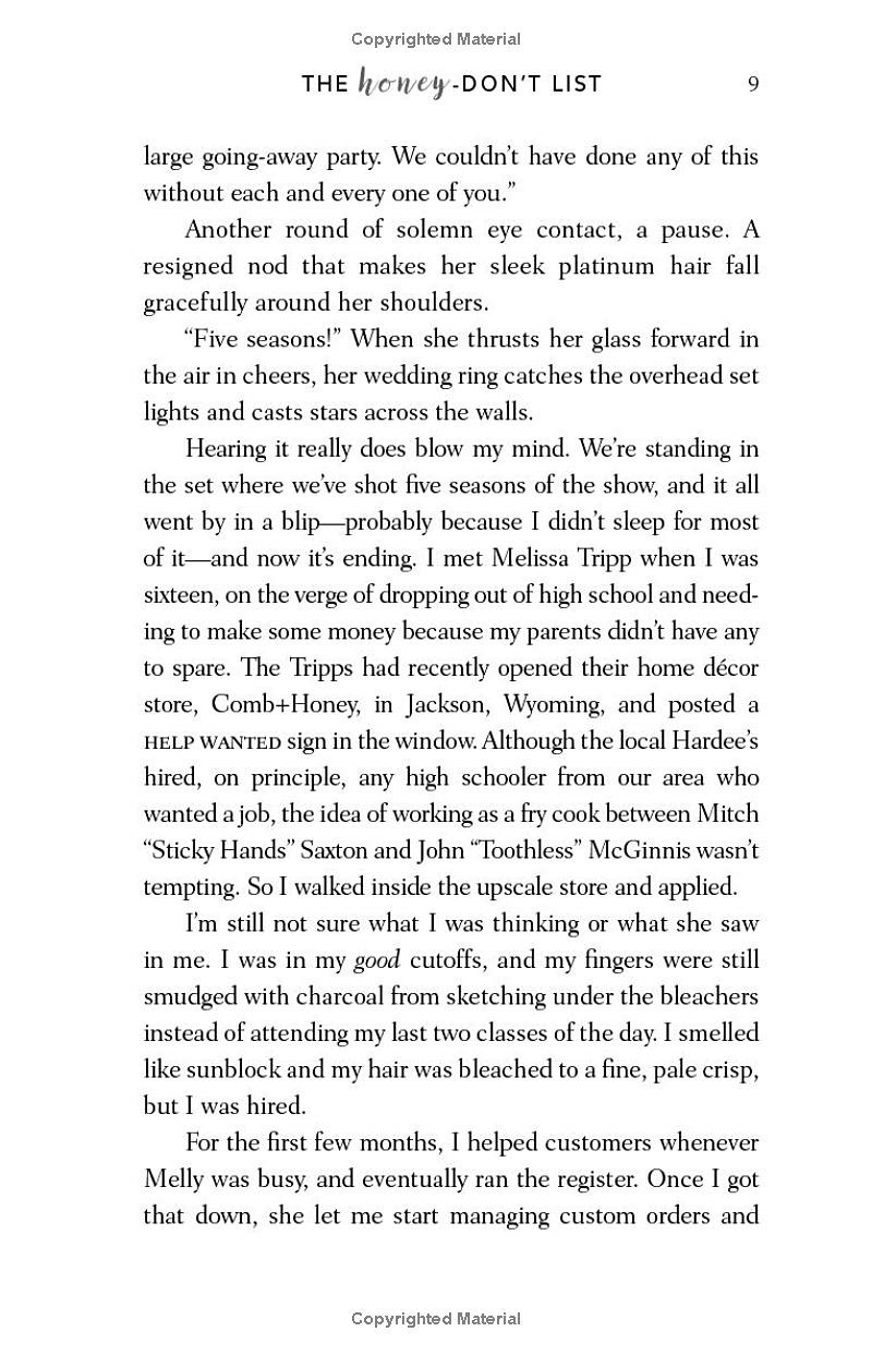 the honey-don't list