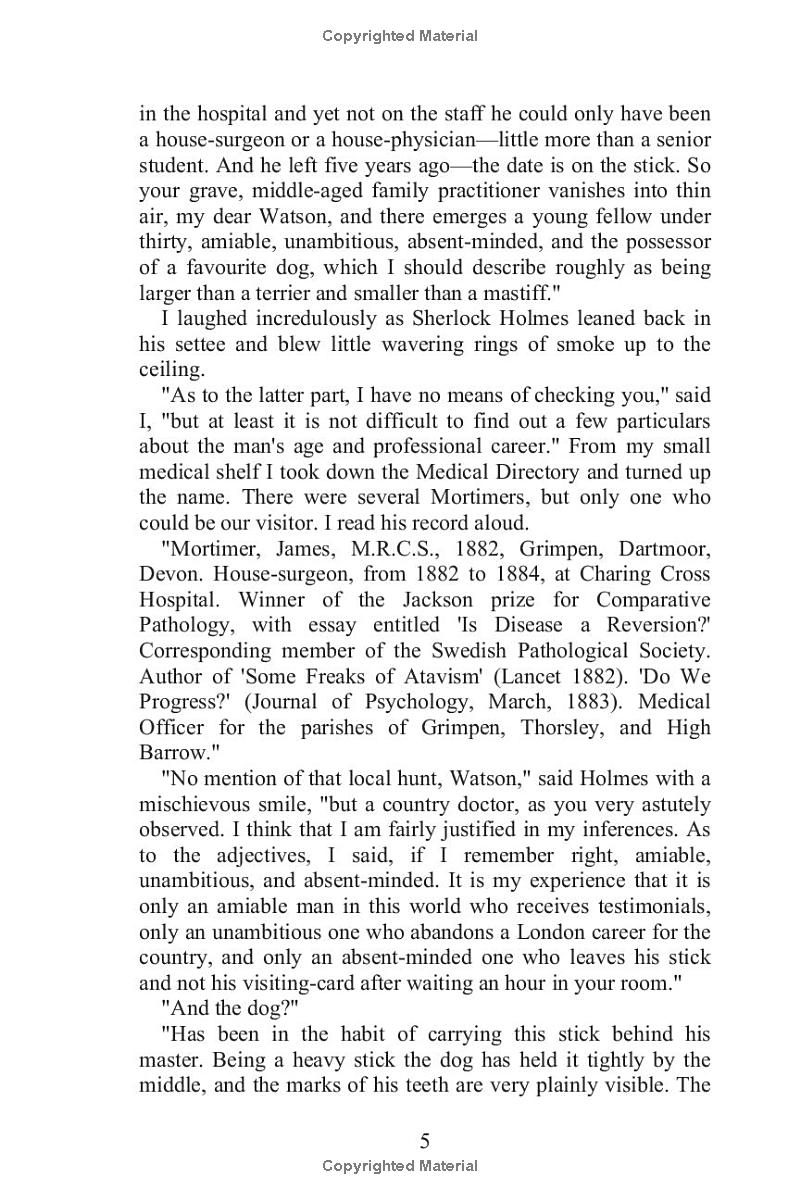 the hound of the baskervilles: elementary level