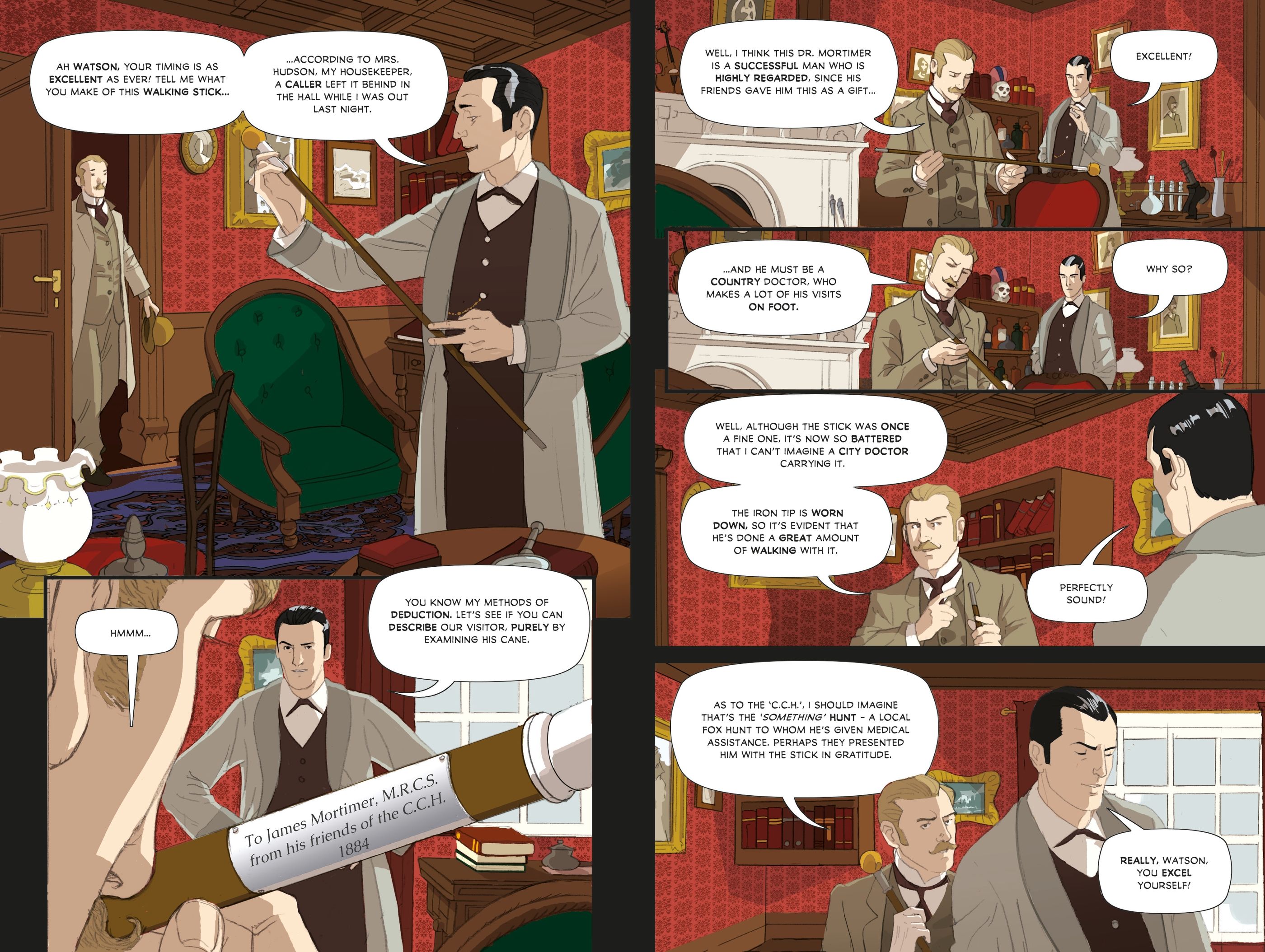 the hound of the baskervilles graphic novels