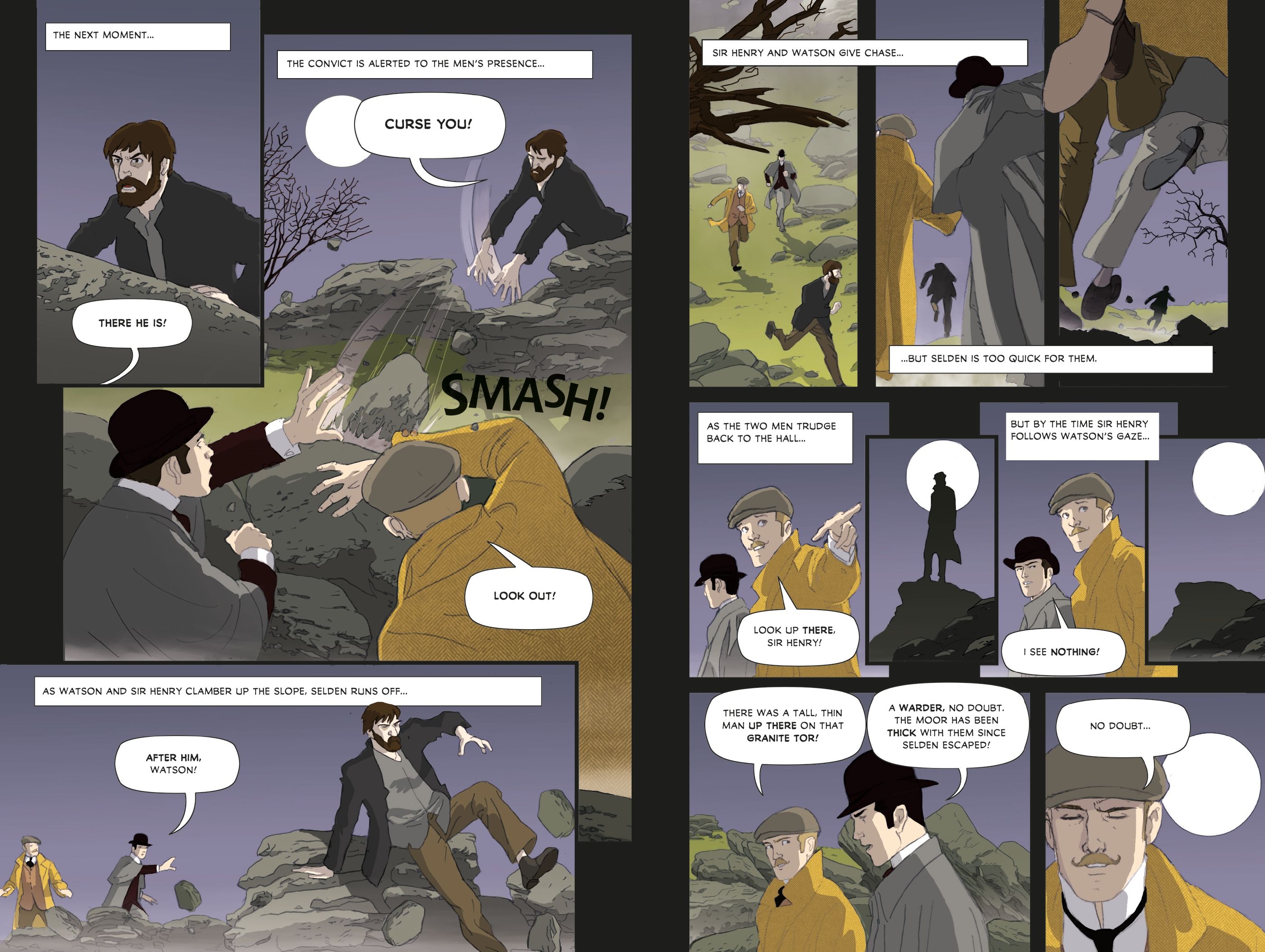 the hound of the baskervilles graphic novels