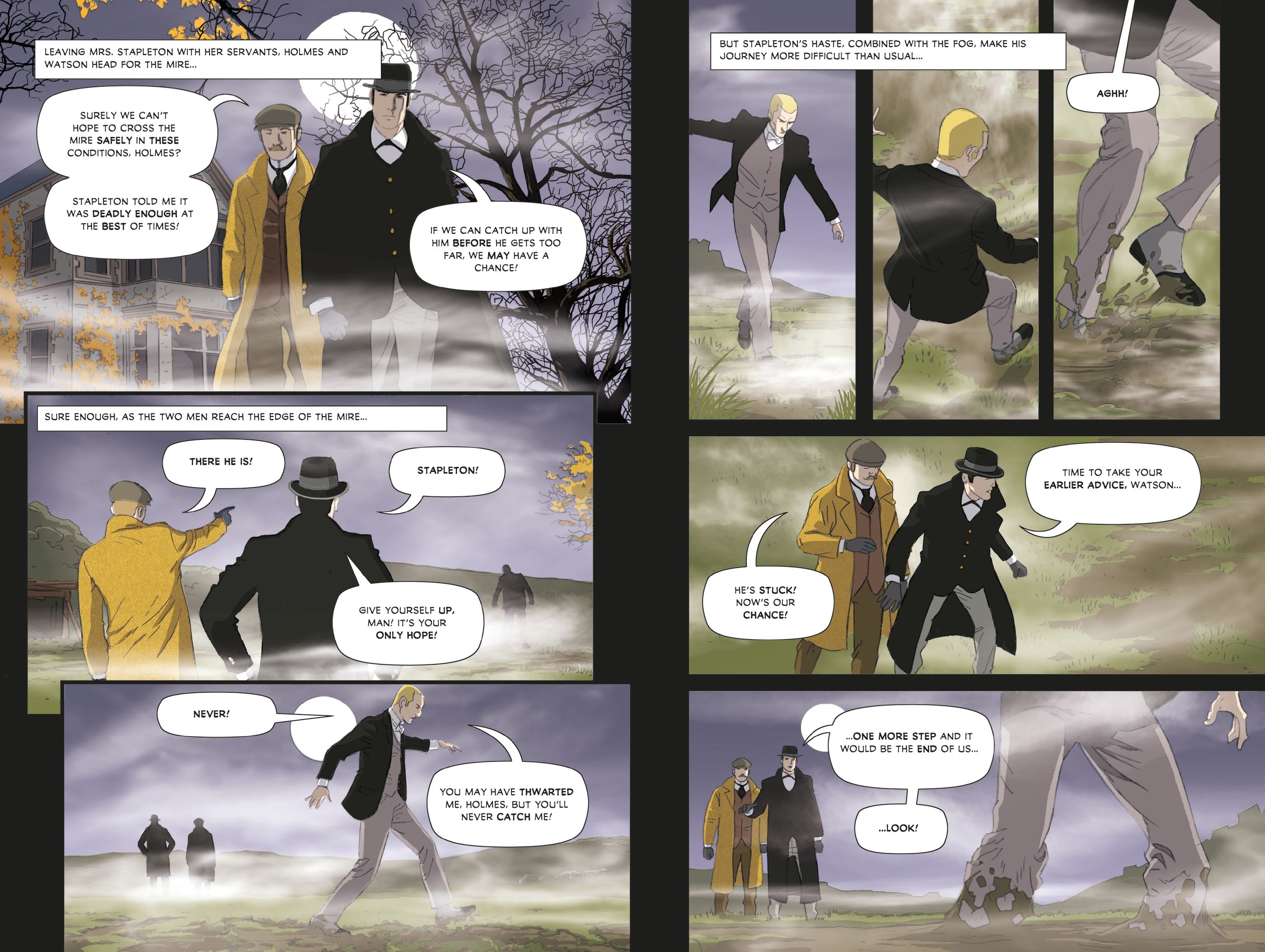 the hound of the baskervilles graphic novels