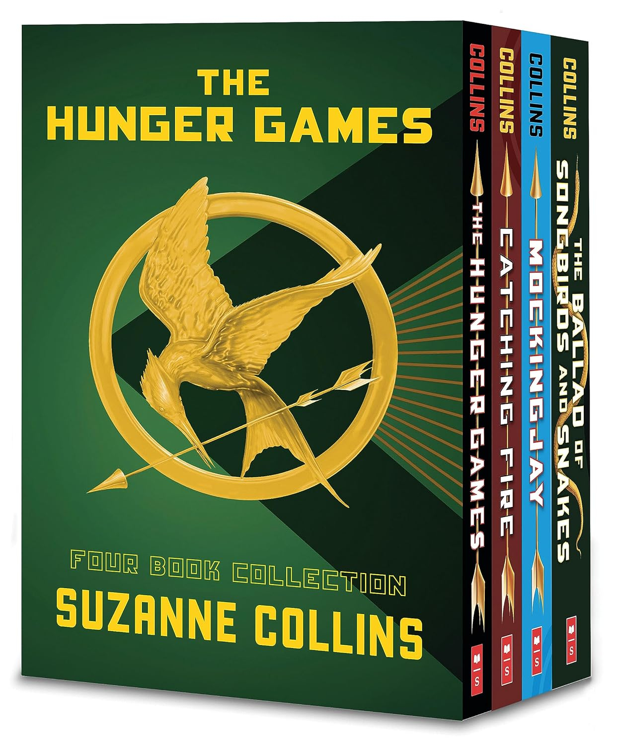 the hunger games box set - the hunger games, catching fire, mockingjay, the ballad of songbirds and snakes (4 books)