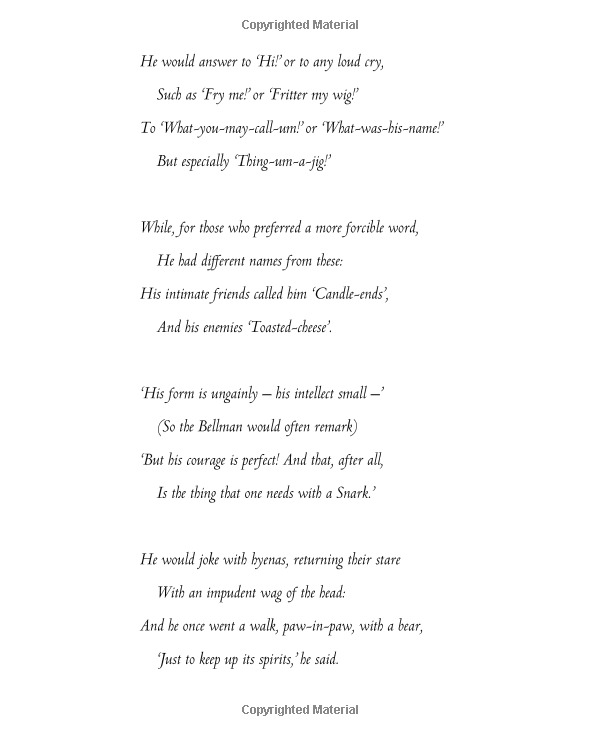 the hunting of the snark