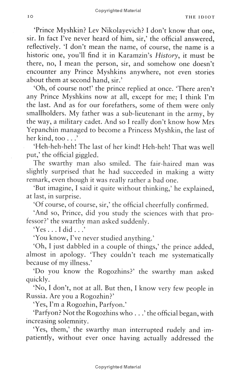 the idiot (penguin classics)