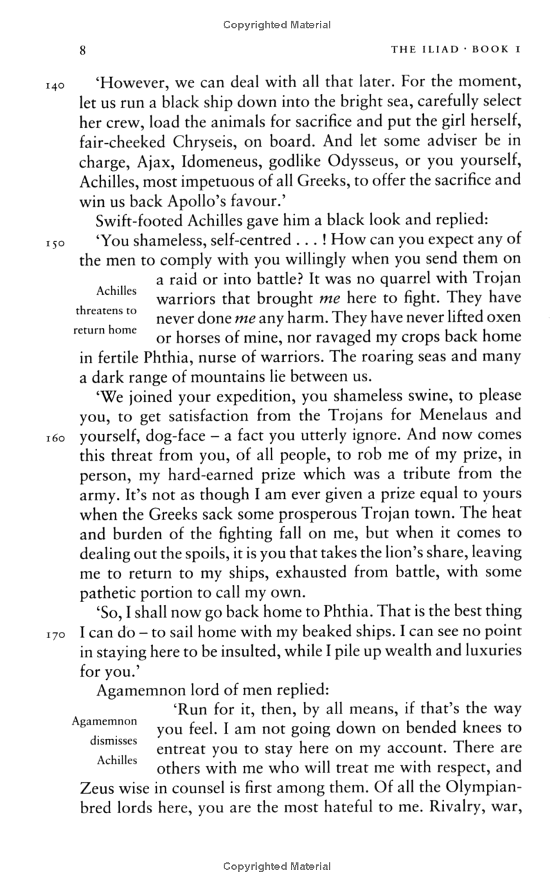 the iliad (penguin classic)