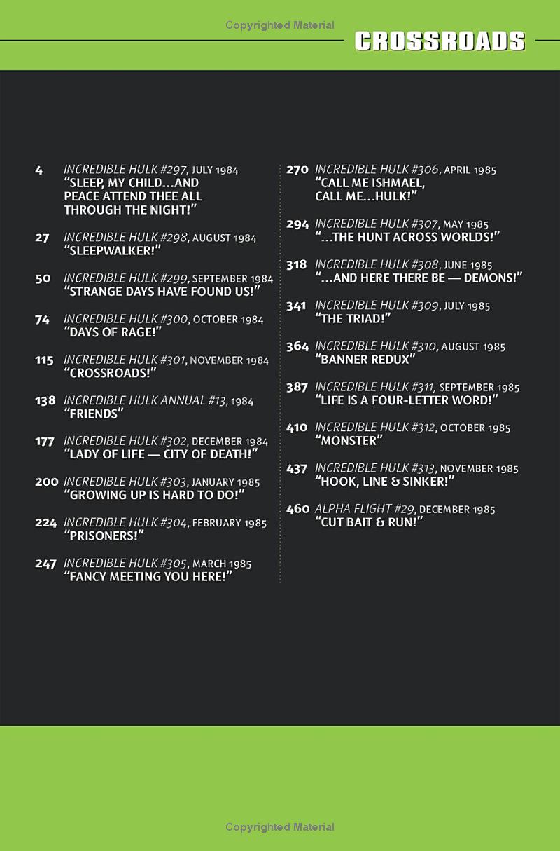 the incredible hulk epic collection: crossroads