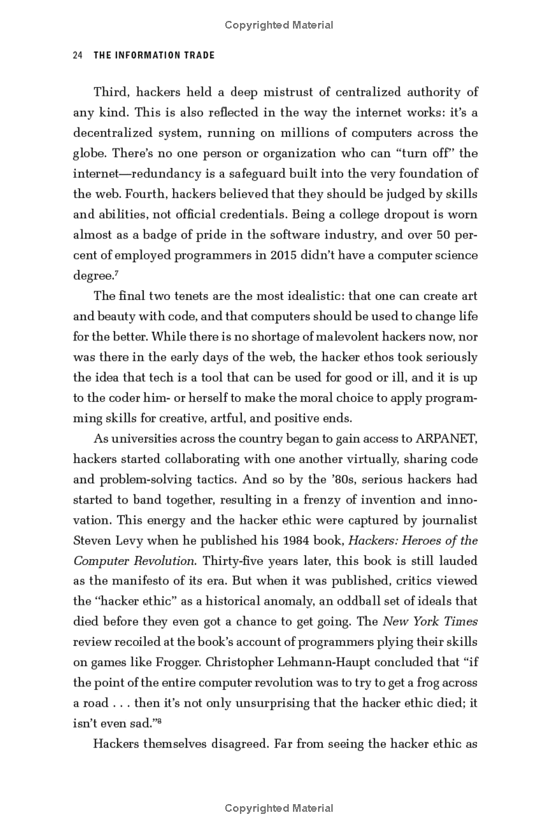 the information trade