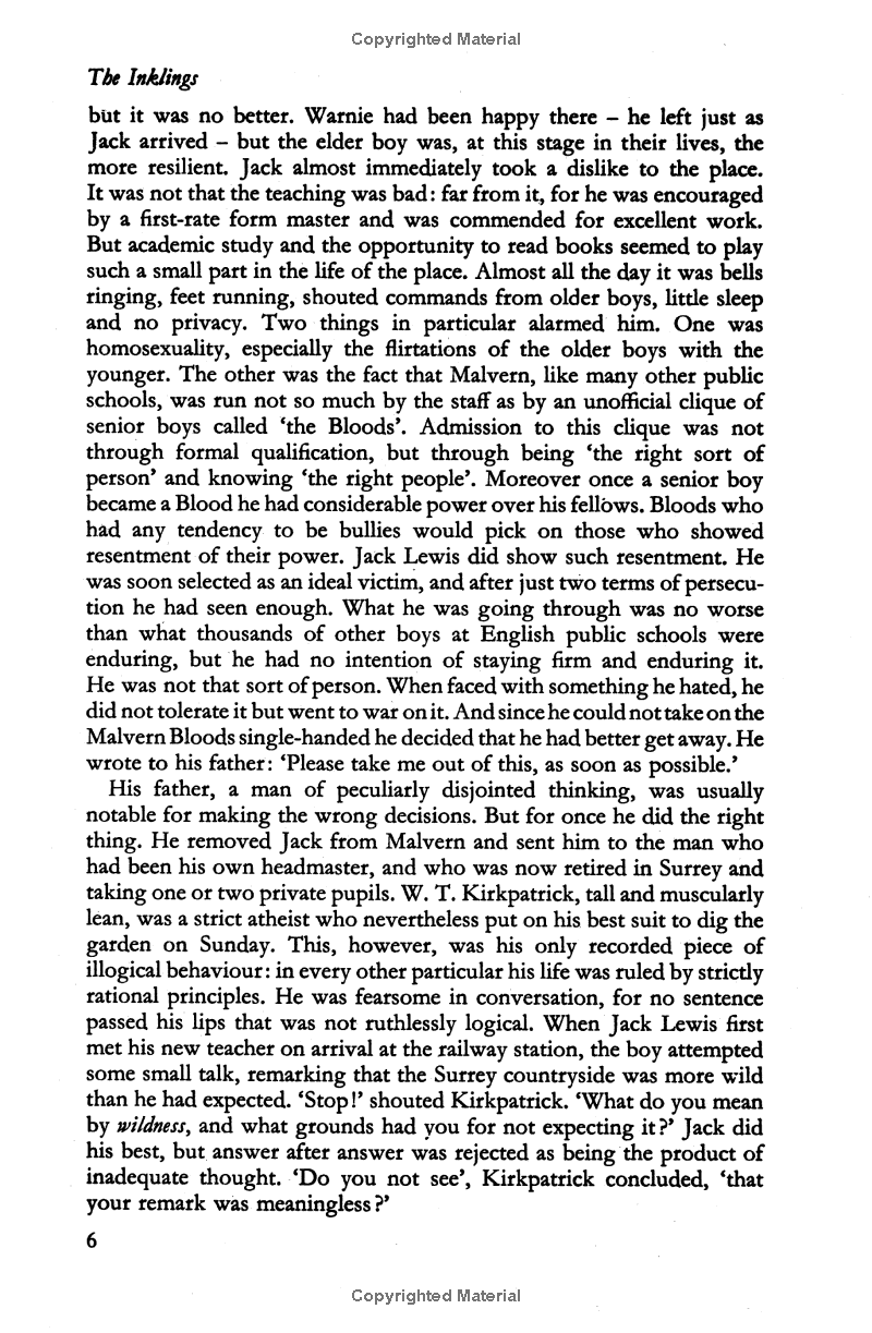 the inklings: c. s. lewis, j. r. r. tolkien and their friends