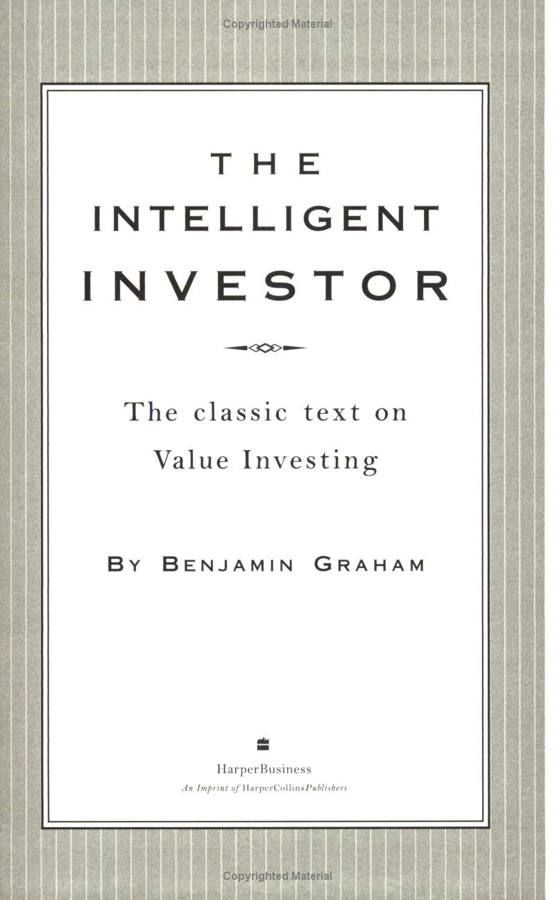 the intelligent investor: the classic text on value investing