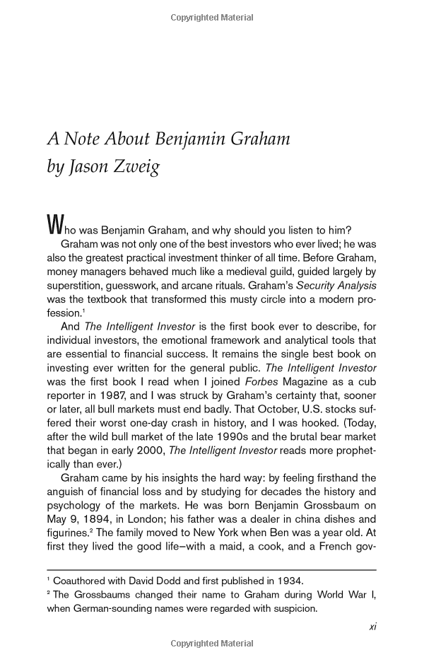 the intelligent investor: the definitive book on value investing. a book of practical counsel (revised edition) (collins business essentials)