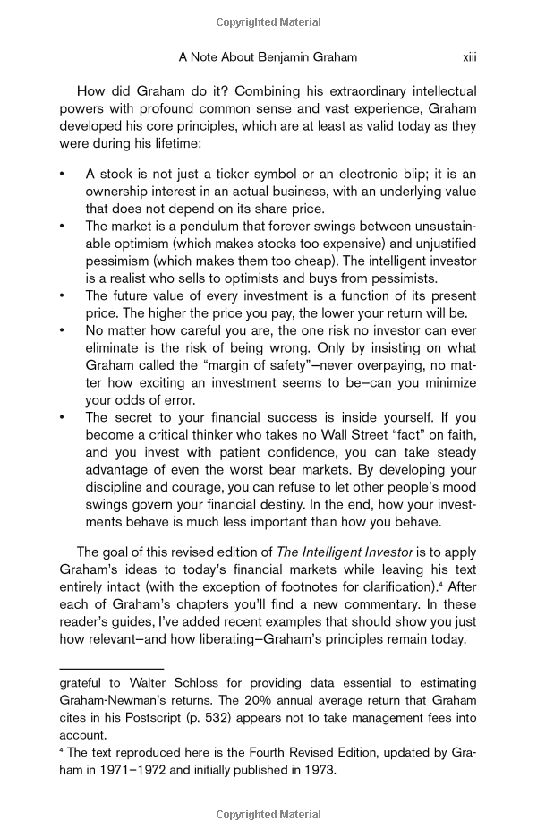 the intelligent investor: the definitive book on value investing. a book of practical counsel (revised edition) (collins business essentials)
