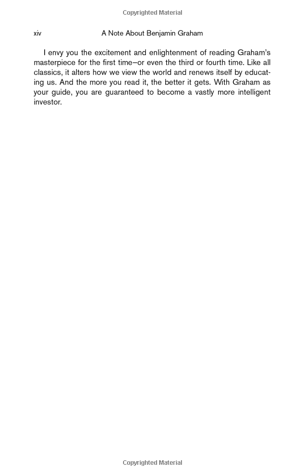 the intelligent investor: the definitive book on value investing. a book of practical counsel (revised edition) (collins business essentials)