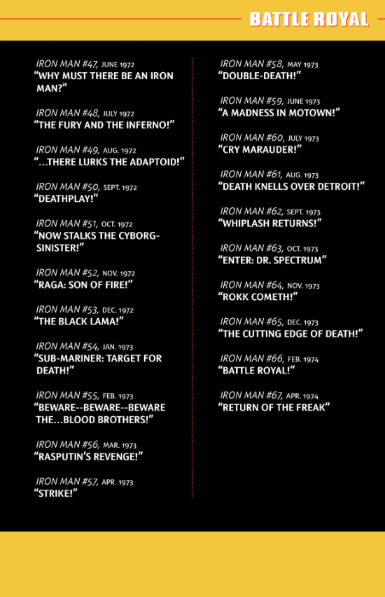 the invincible iron man epic collection: battle royal