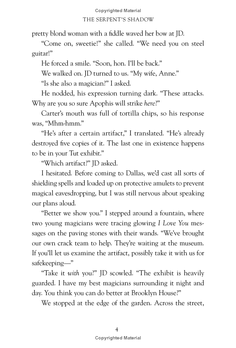 the kane chronicles, book 3 - the serpent's shadow