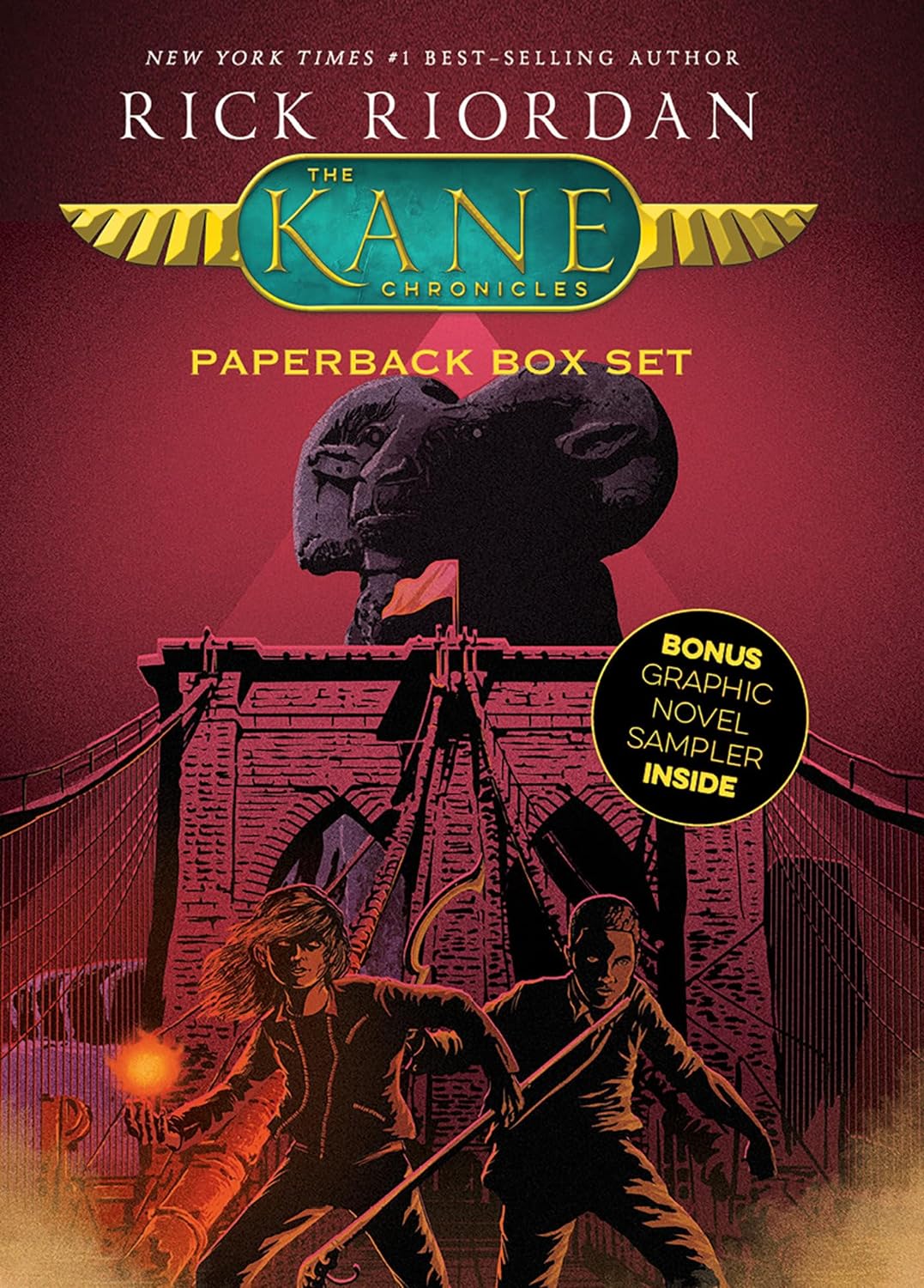 the kane chronicles paperback box set with graphic novel sampler