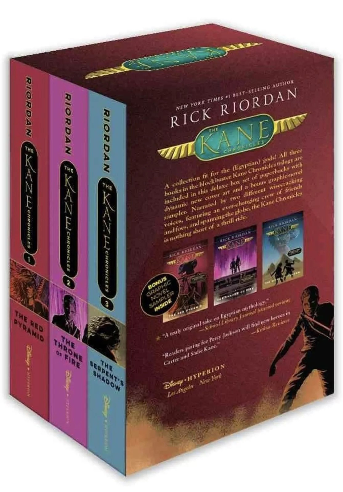 the kane chronicles paperback box set with graphic novel sampler