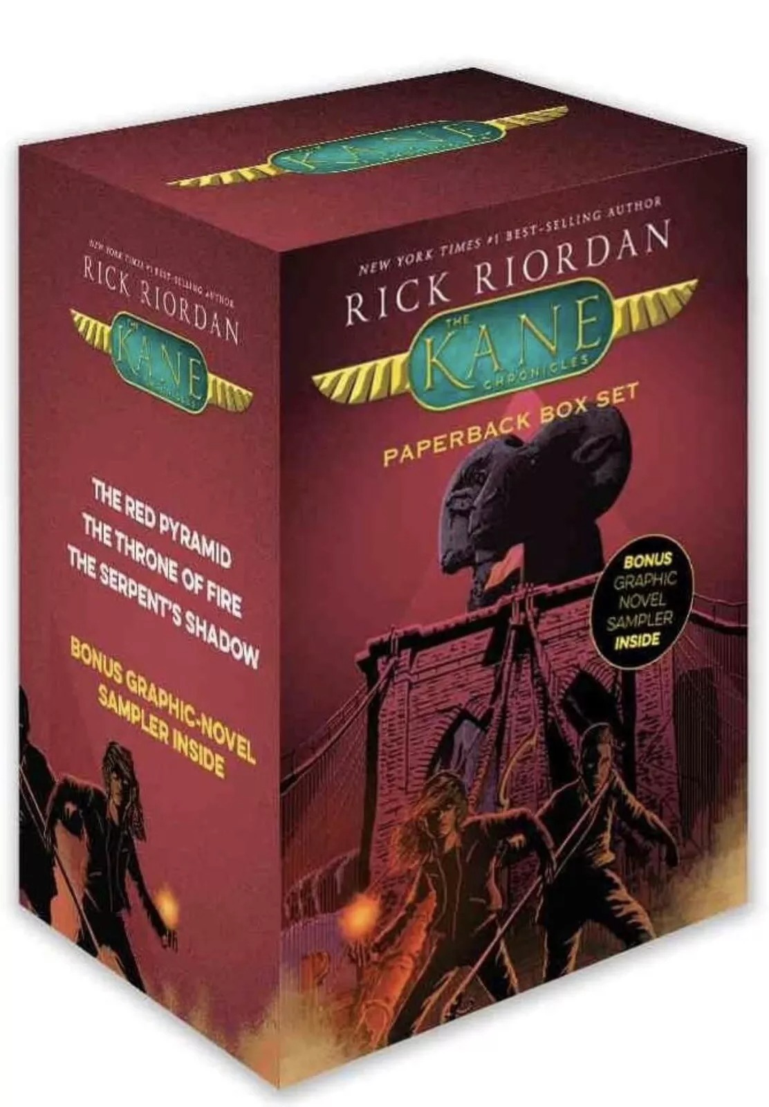 the kane chronicles paperback box set with graphic novel sampler