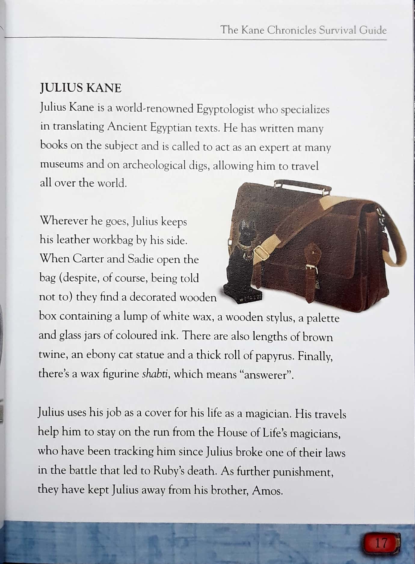 the kane chronicles: survival guide