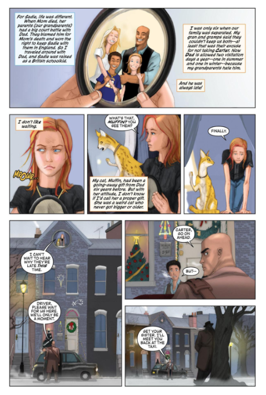 the kane chronicles - the graphic novel book 1: the red pyramid