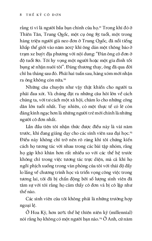 thế kỷ cô đơn - xích lại gần nhau trong một thế giới ngày càng xa cách