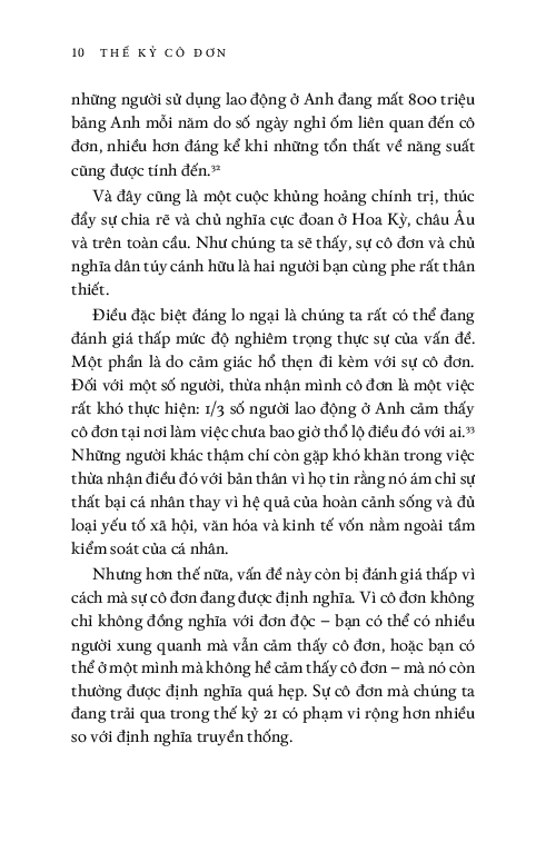 thế kỷ cô đơn - xích lại gần nhau trong một thế giới ngày càng xa cách