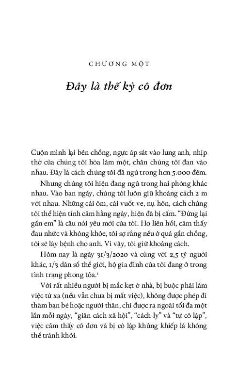 thế kỷ cô đơn - xích lại gần nhau trong một thế giới ngày càng xa cách