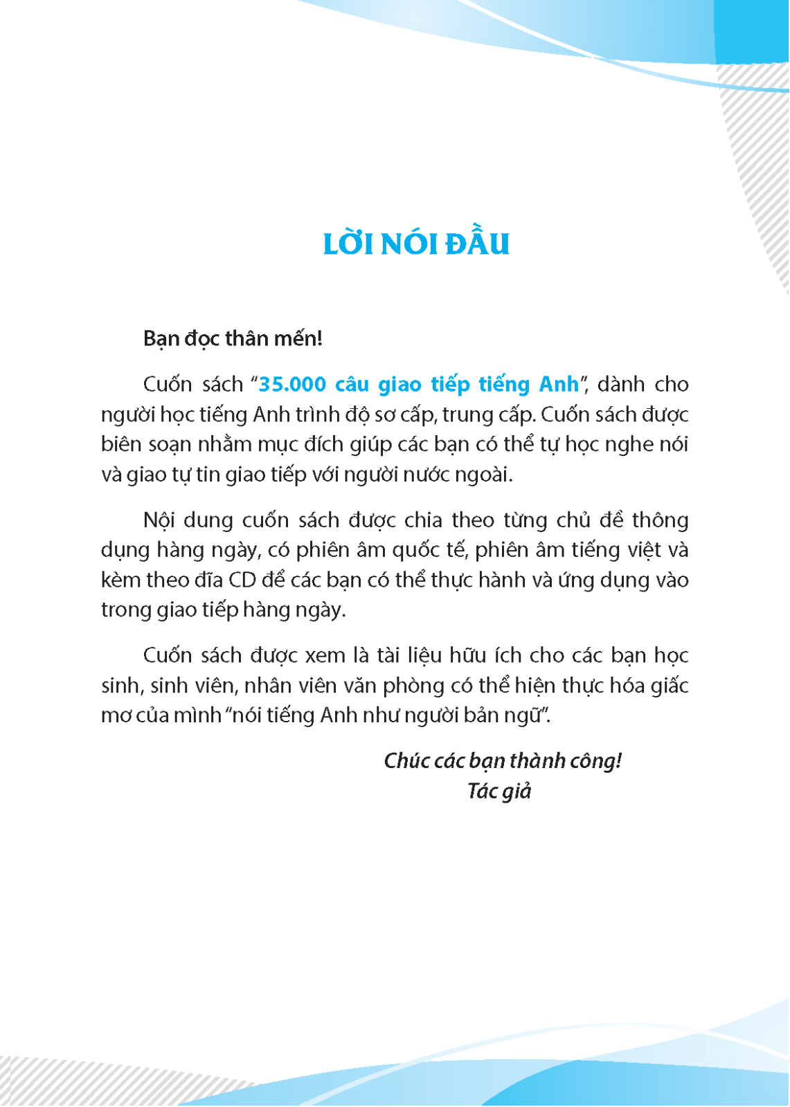 the langmaster - 35000 câu giao tiếp tiếng anh (tái bản)