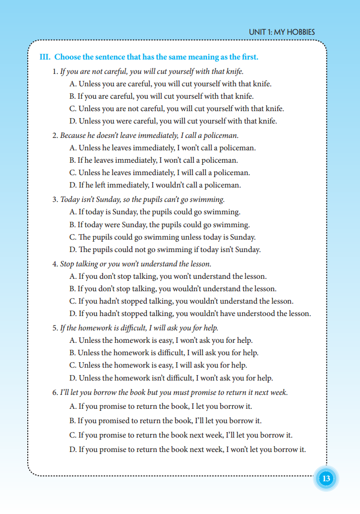 the langmaster - bài tập tiếng anh lớp 7 - có đáp án (tái bản 2021)