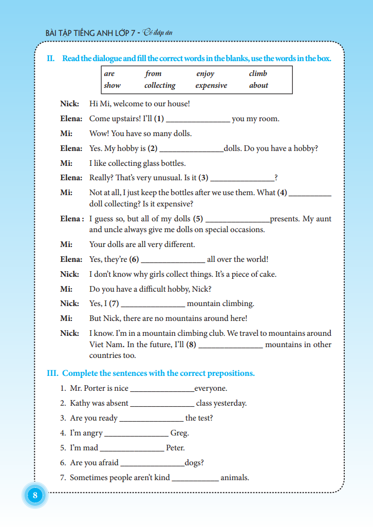 the langmaster - bài tập tiếng anh lớp 7 - có đáp án (tái bản 2021)