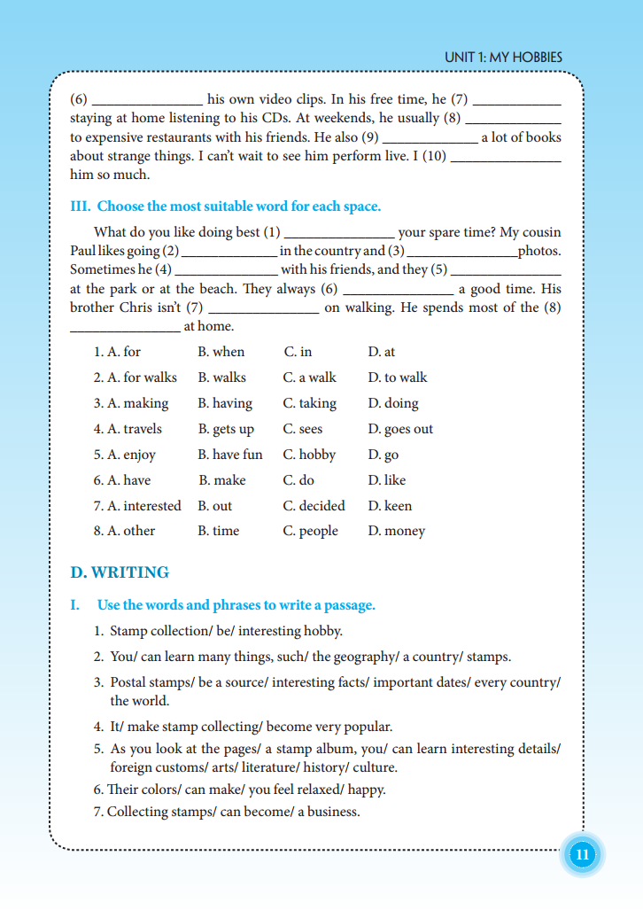 the langmaster - bài tập tiếng anh lớp 7 - có đáp án (tái bản 2021)