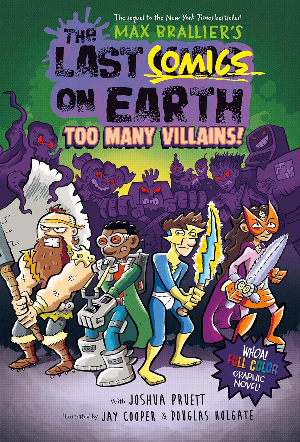 the last comics on earth - too many villains!