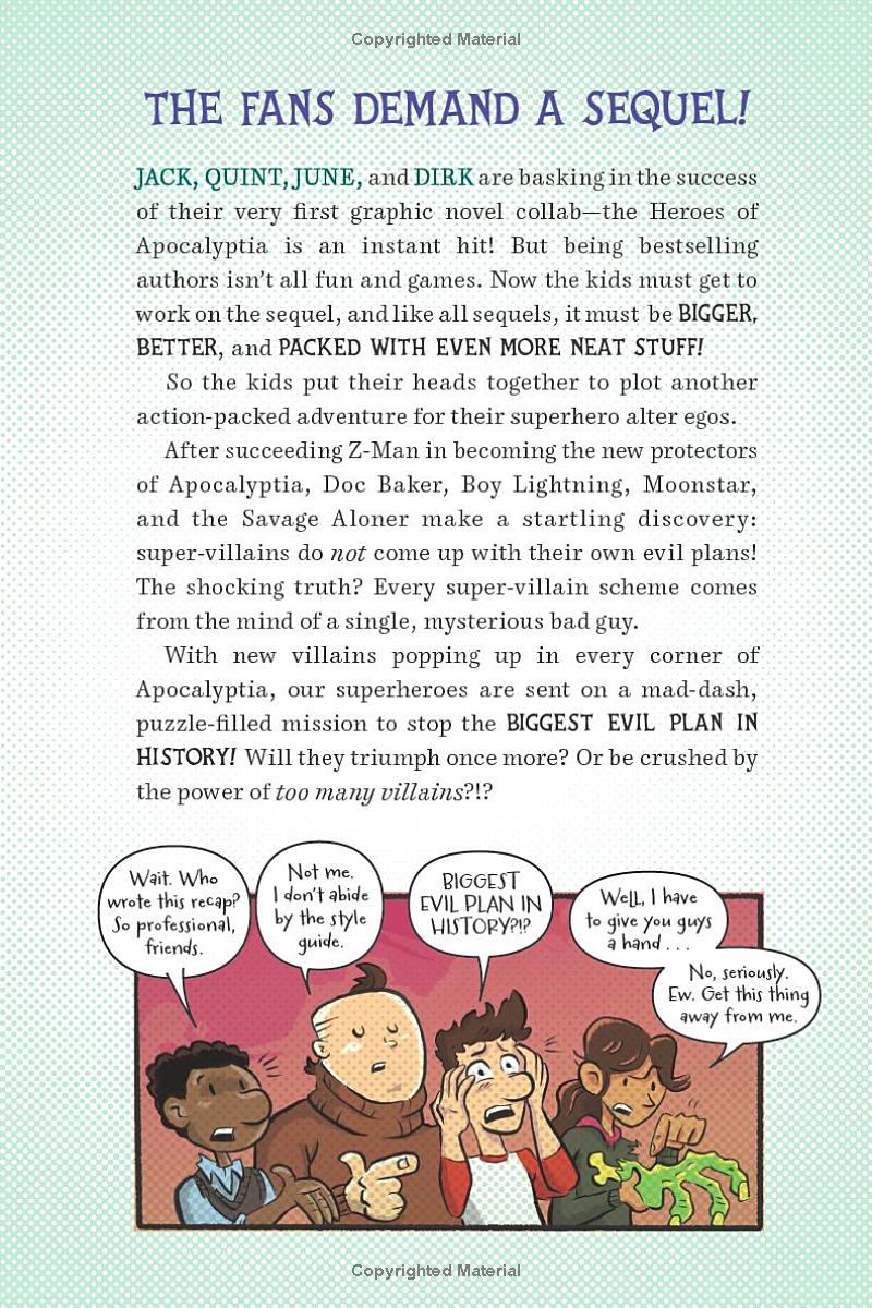 the last comics on earth - too many villains!