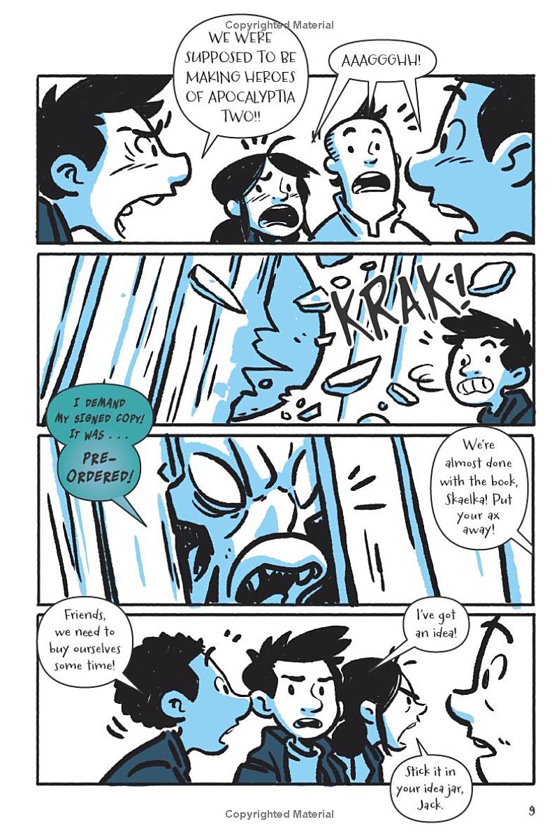 the last comics on earth - too many villains!