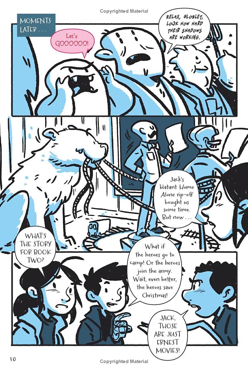 the last comics on earth - too many villains!