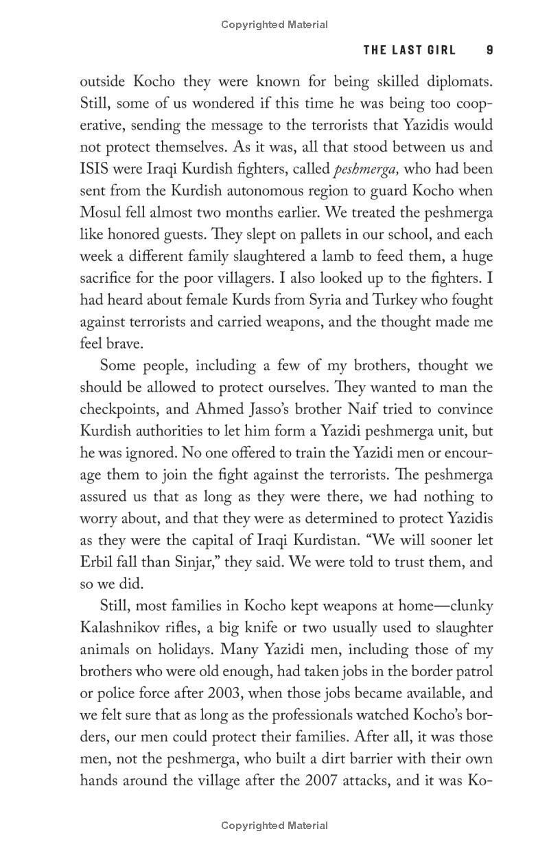 the last girl: my story of captivity and my fight against the islamic state