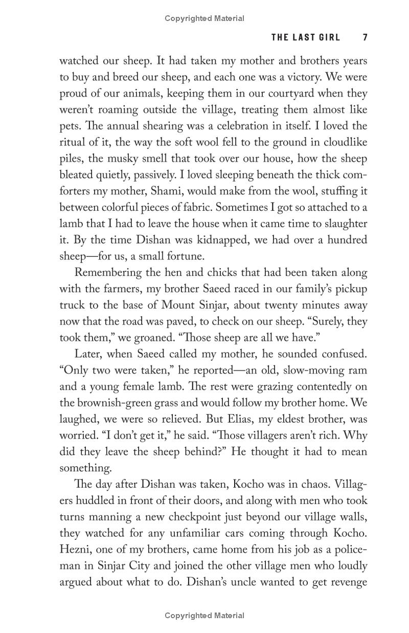 the last girl: my story of captivity and my fight against the islamic state