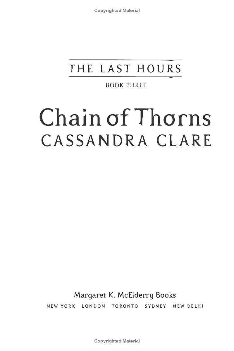 the last hours 3: chain of thorns