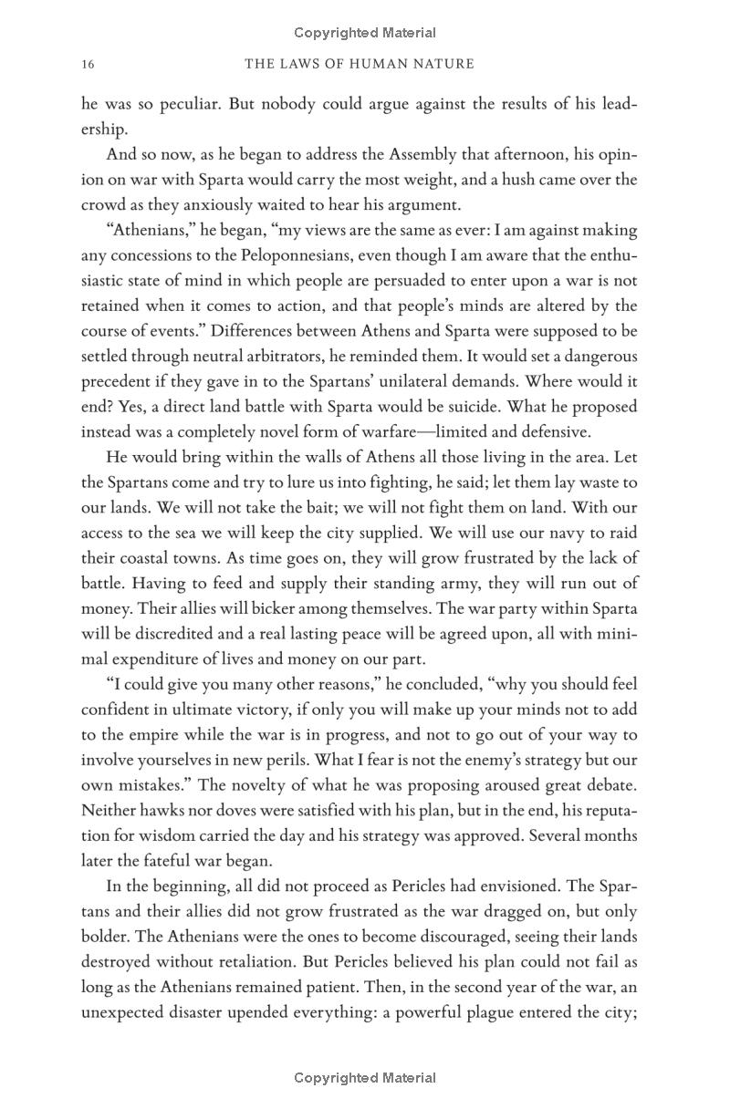 the laws of human nature