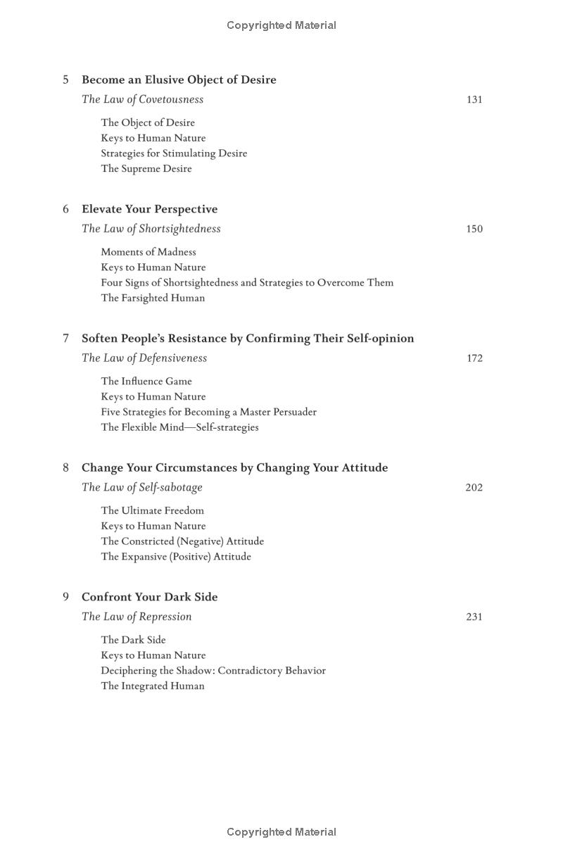 the laws of human nature