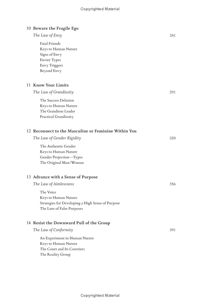 the laws of human nature