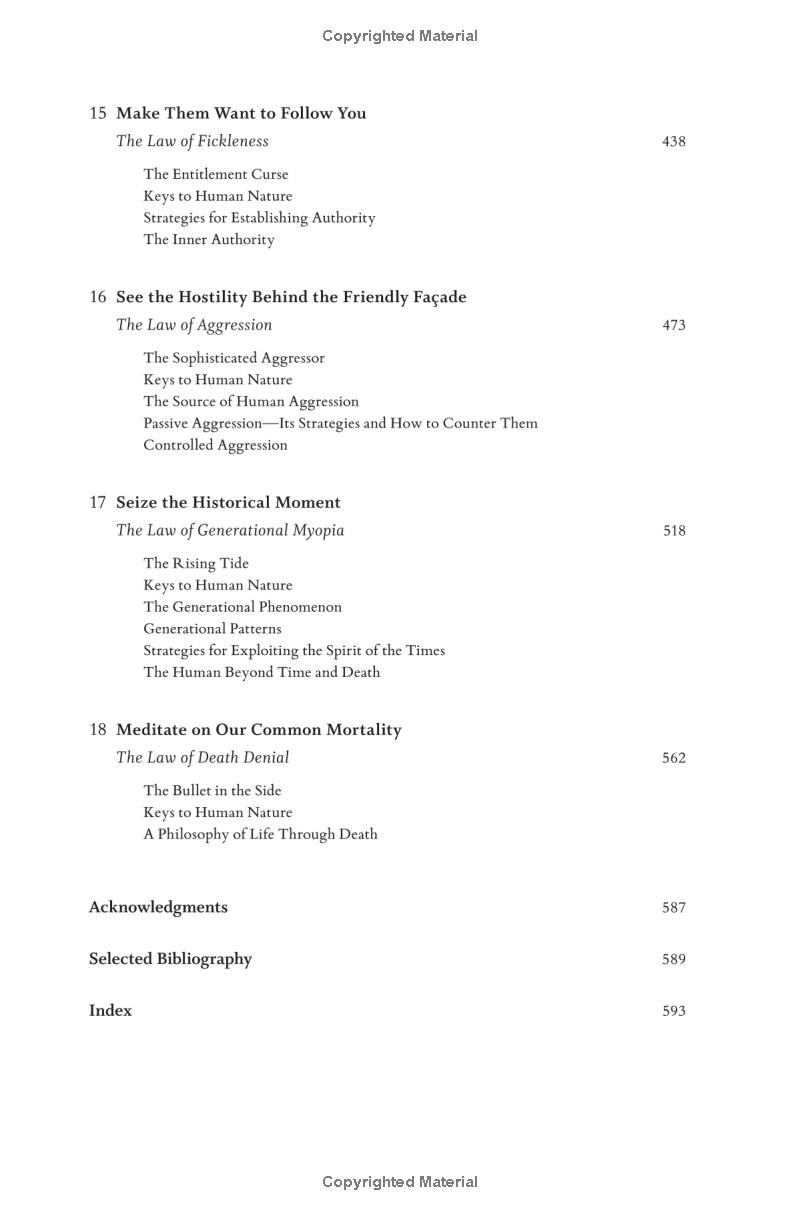 the laws of human nature