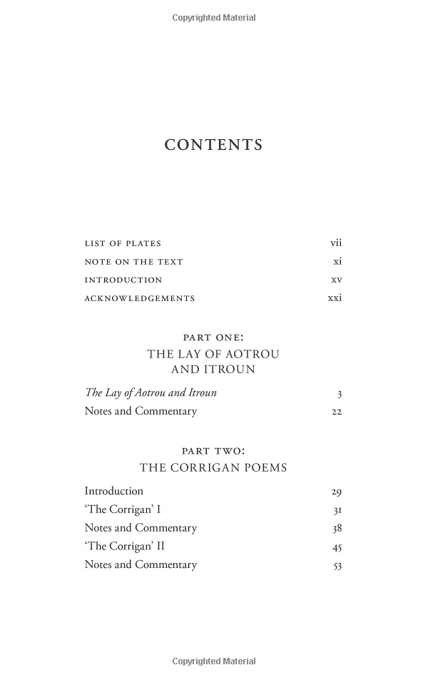 the lay of aotrou and itroun