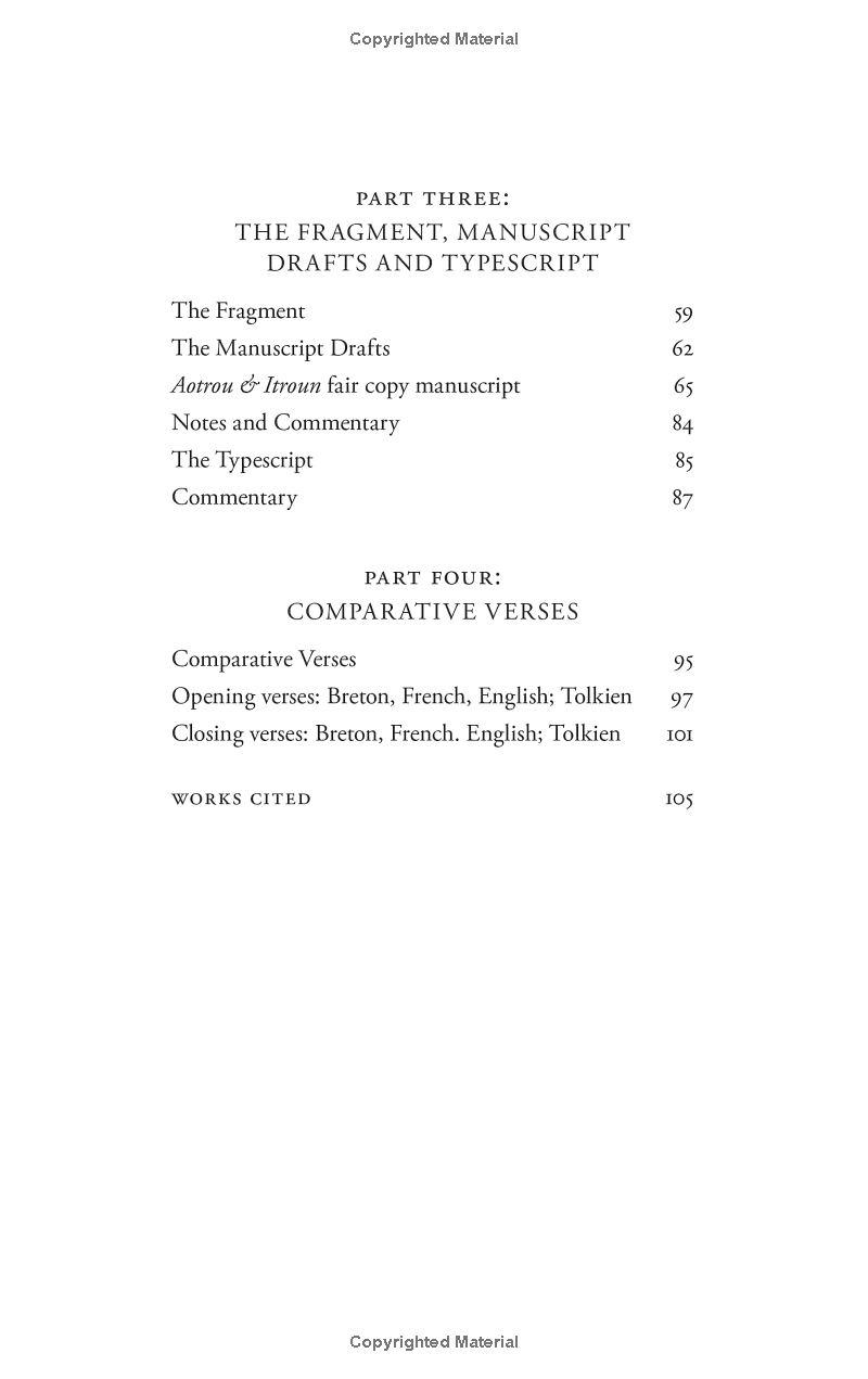 the lay of aotrou and itroun