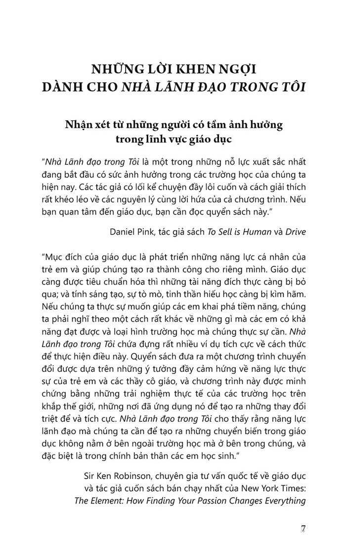 the leader in me - nhà lãnh đạo trong tôi