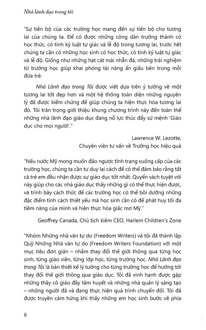 the leader in me - nhà lãnh đạo trong tôi